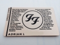 Custom Black Card foo fighters