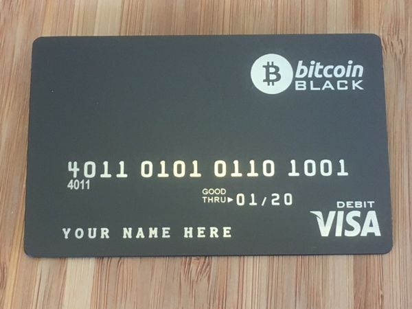 metal bitcoin card