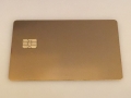 24 Karat Gold Plated Metal Credit Card