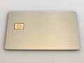 Brushed Stainless Steel Metal Credit Card