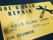 custom gold card