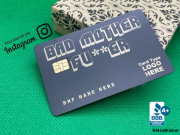 bad mother fucker debit credit card wallet accessory 2021