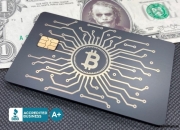 bitcoin metal credit debit card design