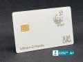 matte white royal custom metal credit card