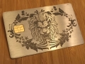 custom metal pewter credit card