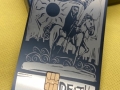 Metal Death Tarot Card Design