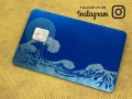 Ocean-Waves-Custom-Metal-Debit-Card