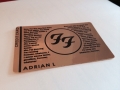 foo fighters tribute 24k gold metal credit card