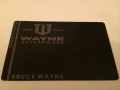 custom batman wayne enterprises metal credit card