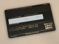 custom  metal credit card matte-black back template 3