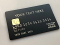 custom metal debit card matte black card