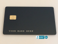 Laser Engraved Custom Metal Debit Cards