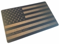 Custom Black Metal Card: Old Glory