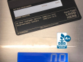 how much does a metal credit card weigh