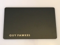 Template #3 Plain Black Card Design + Your Name