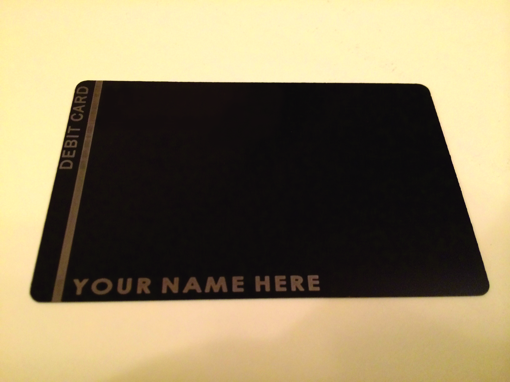 custom metal black card, metal credit card