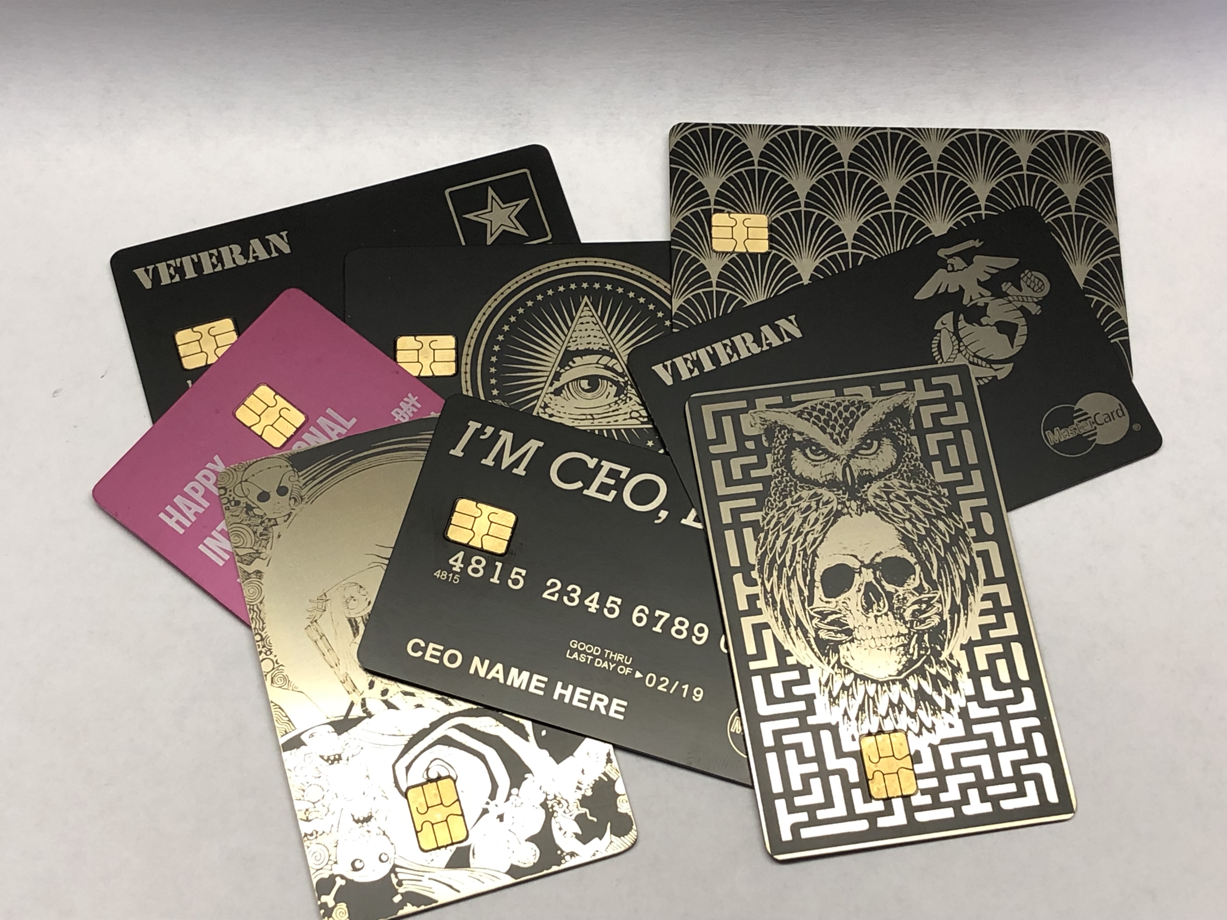 personalized credit cards