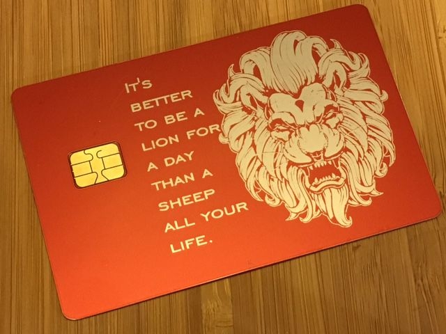 Custom Engraved Red Cards