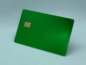 green metal credit card