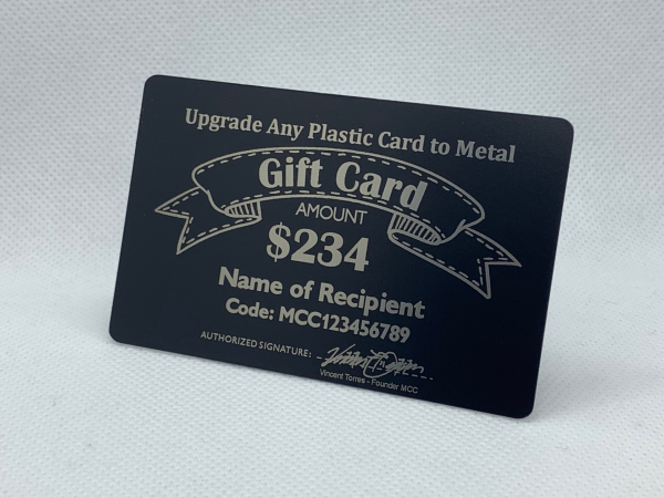 MCC Metal Gift Card