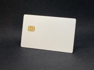 matte white card metal debit card v1