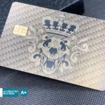 Lion Skull Metal Cards