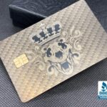 Lion Skull Metal Card Design