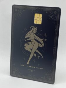 Aries Card Design (matte-black)