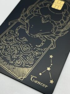 Cancer Zodiac Design (matte-black)