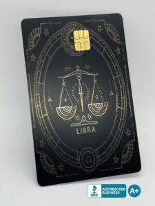 Libra Zodiac Design (matte-black)