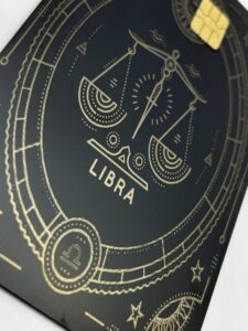 Libra Zodiac Design (matte-black)