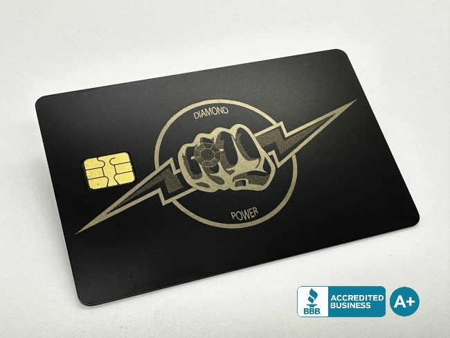 DiamondPower™ Membership Card Design (matte-black)