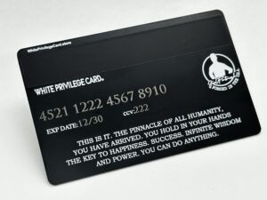 The Official White Privilege Card (By Joel Patrick)